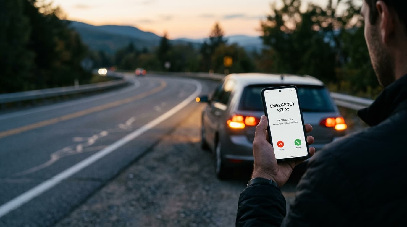 How Emergency Contacts Receive and Respond to Decal Relays